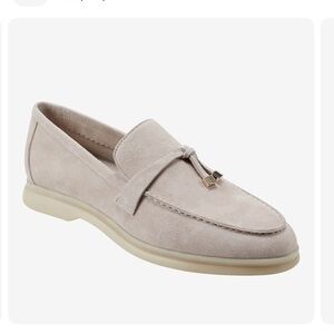 Marc Fisher Cream Leather Loafers